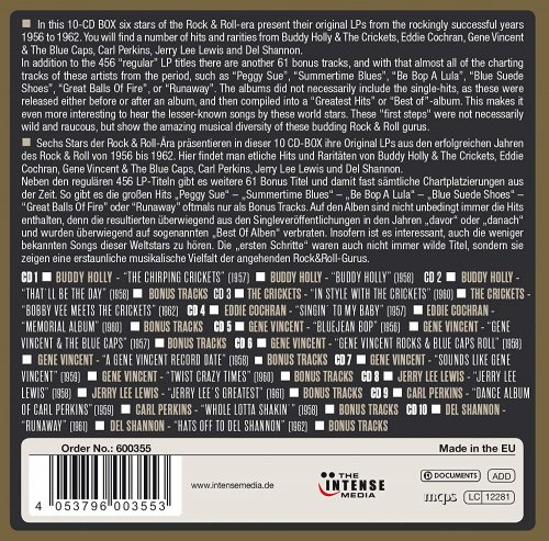 Buddy Holly, The Crickets, Eddie Cochran, Gene Vincent, Jerry Lee Lewis, Del Shannon - The Fabulous Six - Rock 'N' Roll, Vol. 1-10 (2016)