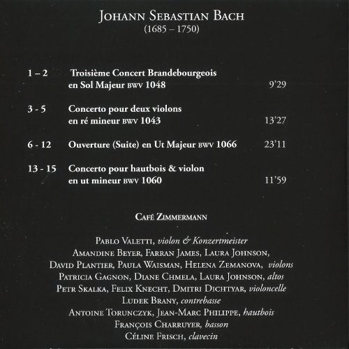 Café Zimmermann - J.S. Bach: Concerts avec plusieurs instruments, Vol. 2 (2003) CD-Rip