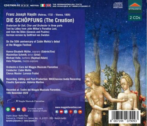 Orchestra del Maggio Musicale Fiorentino & Zubin Mehta - Haydn: Die Schöpfung, Hob. XXI:2 (2021) [Hi-Res]