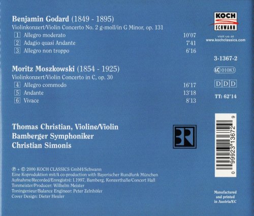 Thomas Christian - Godard, Moszkowski: Violin Concertos (2000) CD-Rip