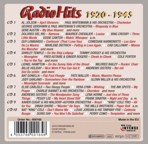 Radio Hits 1920-1945, Vol. 1-10 (2014)