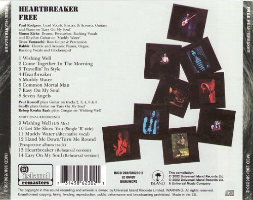 Free - Heartbreaker (Reissue, Remastered) (1973/2002)