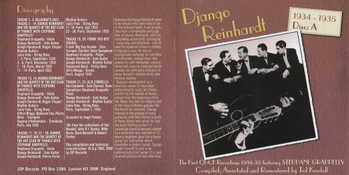 Django Reinhardt - The Classic Early Recordings 1934-1939 (2008) [5CD Box Set]