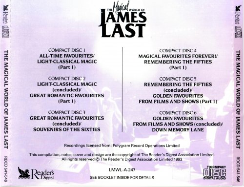 James Last - The Magical World Of James Last (1993) [6CD Box Set]