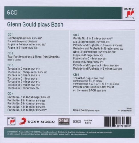 Glenn Gould - Glenn Gould plays Bach (2011)