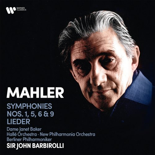 Sir John Barbirolli - Mahler: Symphonies Nos. 1, 5, 6, 9 & Lieder (2021) [Hi-Res]