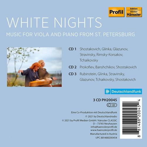 Tatjana Masurenko & Roglit Ishay - White Nights: Viola Music from Saint Petersburg (2021)