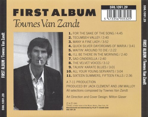 Townes Van Zandt - For The Sake Of The Song (1968/1993)