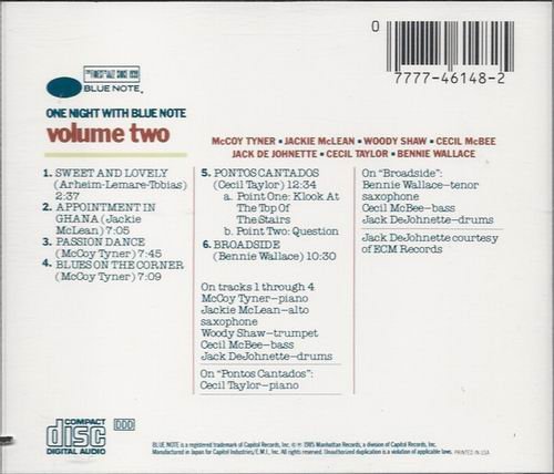Various - One Night With Blue Note Preserved, Volume 2 (1985)