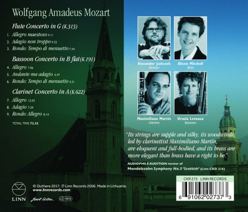 Scottish Chamber Orchestra and Alexander Janiczek - Mozart: Wind Concertos (2006) [Hi-Res]
