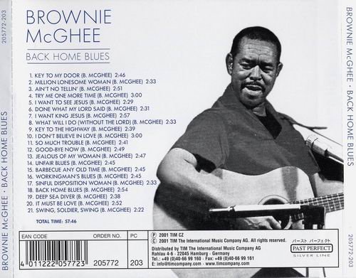 Brownie McGhee - Back Home Blues (2001)