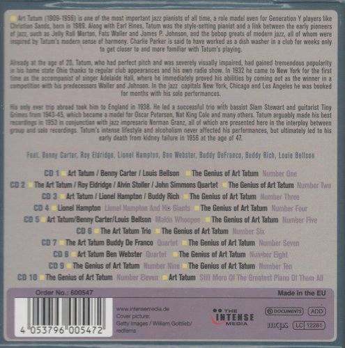 Art Tatum - Milestones Of A Jazz Legend (10CD, 2020)