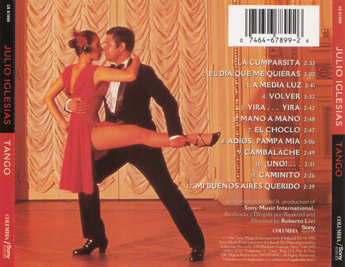 Julio Iglesias - Tango (1996) CD-Rip