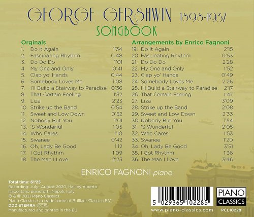 Fagnoni Enrico - Gershwin: Songbook (2021) [Hi-Res]