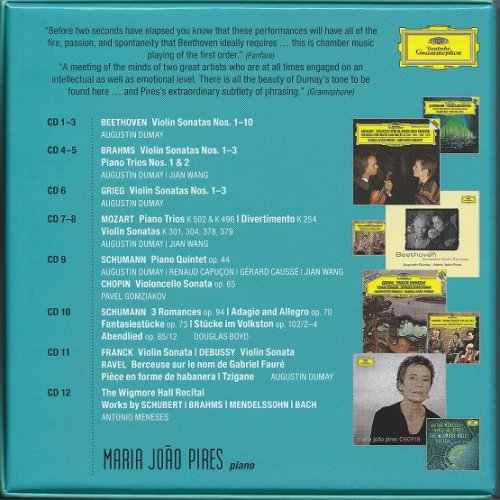 Maria Joao Pires - Complete Chamber Music Recordings On Deutsche Grammophon (2016) [12CD Box Set]