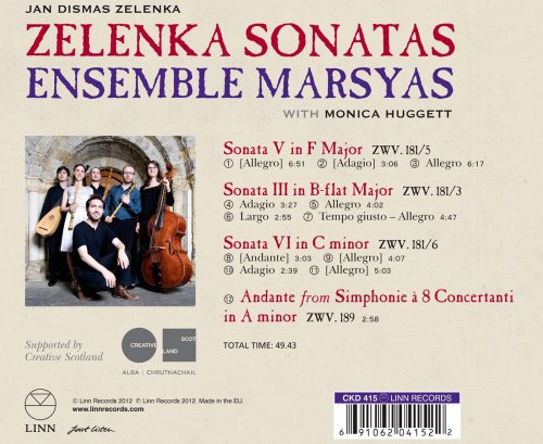 Ensemble Marsyas and Monica Huggett - Zelenka: Sonatas (2012) [Hi-Res]