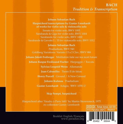 Skip Sempé - Bach: Tradition & Transcription (2021) [Hi-Res]