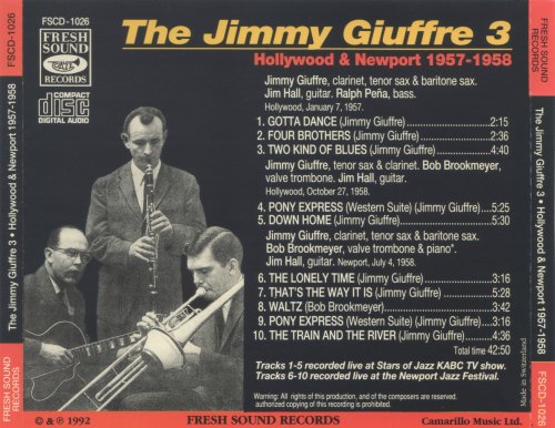 The Jimmy Guiffre 3 - Hollywood & Newport 1957-1958 (1992)