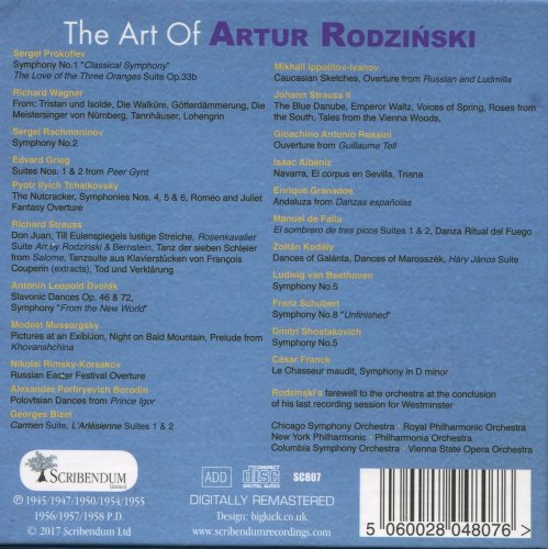 Artur Rodzinski - The Art of Artur Rodzinski (2017) [19CD Box Set]