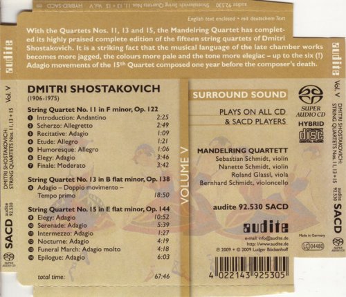 Mandelring Quartett - Shostakovich: Complete String String Quartets Vol. 5 (2009) [SACD]