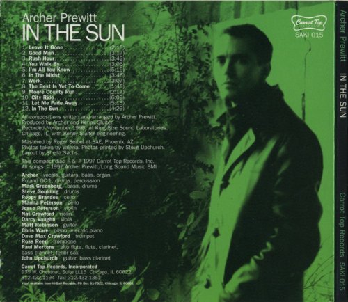 Archer Prewitt - In the Sun (1997)