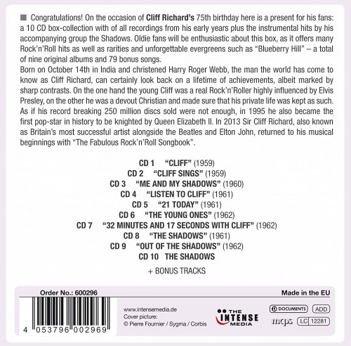 Cliff Richard & The Shadows - Milestones of a Legend Cliff Richard & The Shadows, Vol. 1-10 (2015)