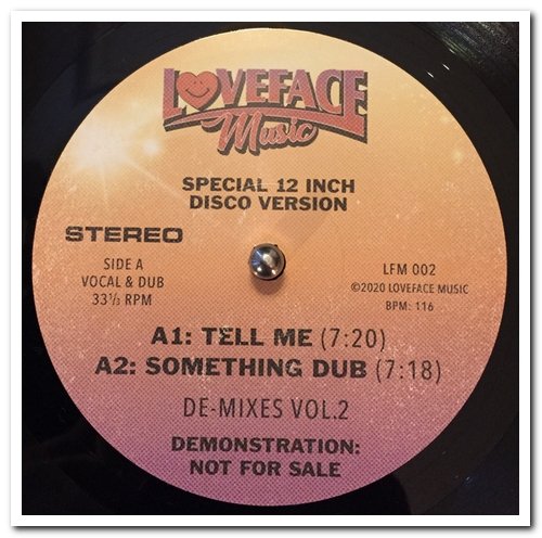 VA - Loveface - De-Mixes Vol.1 & 2 (2020/2021) [Vinyl]