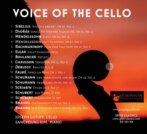 Joseph Gotoff & SangYoung Kim - Voice of the Cello (2020) [Hi-Res]