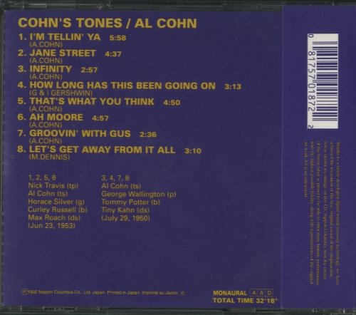 Al Cohn - Al Cohn's Tones (1992)