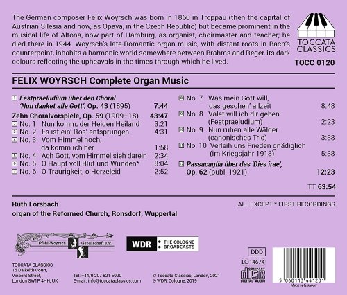 Ruth Forsbach - Woyrsch: Complete Organ Music (2021) [Hi-Res]