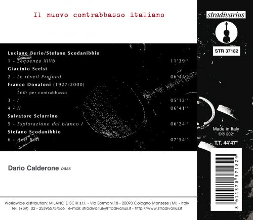 Dario Calderone - Il nuovo contrabbasso italiano (2021)