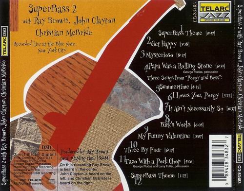 Ray Brown, John Clayton, Chtistian Mcbride - SuperBass 2 (2001) CD Rip