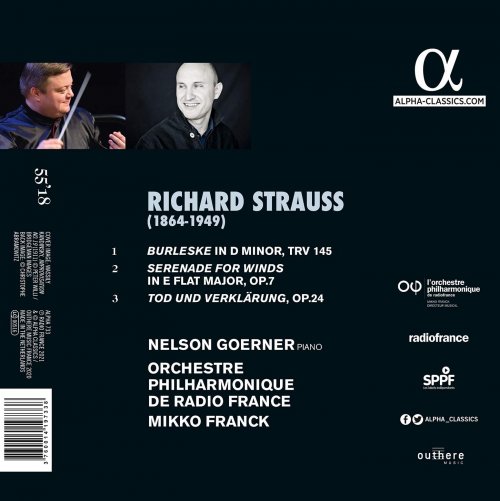 Orchestre Philharmonique de Radio France, Mikko Franck, Nelson Goerner - Strauss: Burleske, Serenade & Tod und Verklärung (2021) CD-Rip