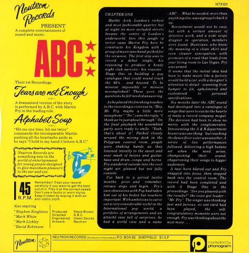 ABC - Tears Are Not Enough (US 12") (1981)