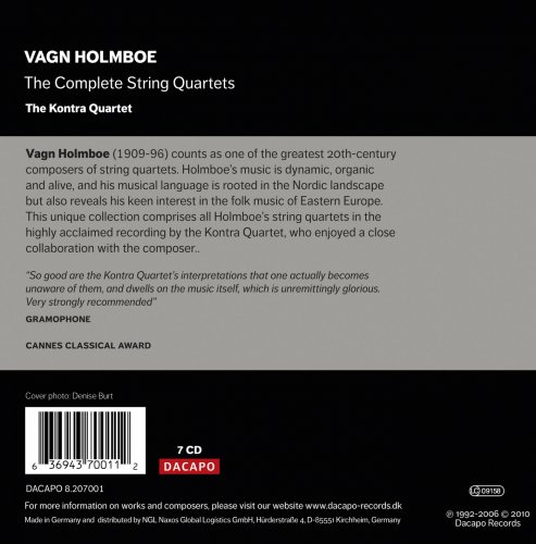 The Kontra Quartet - Vagn Holmboe: The Complete String Quartets [7CD] (2010)