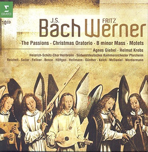 Fritz Werner - Bach : The Passions / Christmas Oratorio / B Minor Mass (2013) [10CD Box Set]