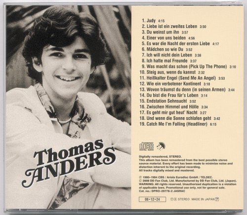 Thomas Anders - Lost And Found (2008) CD-Rip