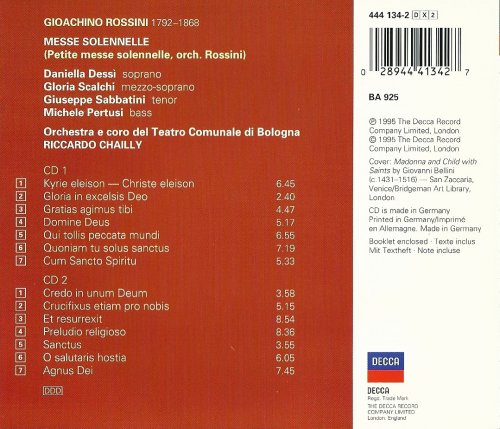Riccardo Chailly - Rossini: Petite Messe solennelle (1995) CD-Rip