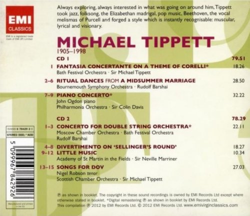 Michael Tippett - 20th Century Classics (2012) [2CD]