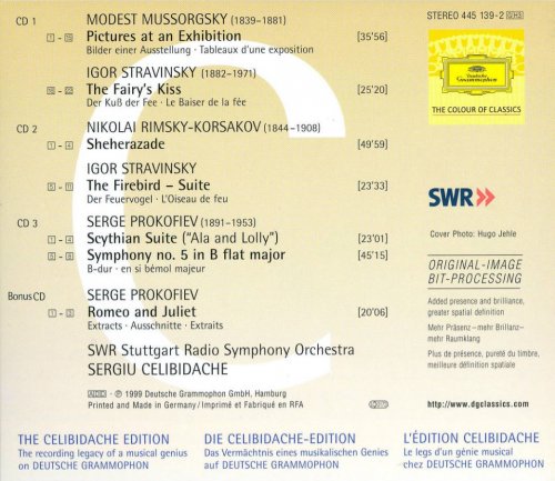 Sergiu Celibidache - The Celibidache Edition: Mussorgsky, Stravinsky,Rimsky-Korsakov (1999) [4CD Box Set]