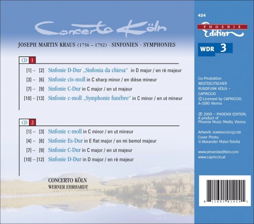 Concerto Köln, Werner Ehrhardt - Kraus: Symphonies (2009)