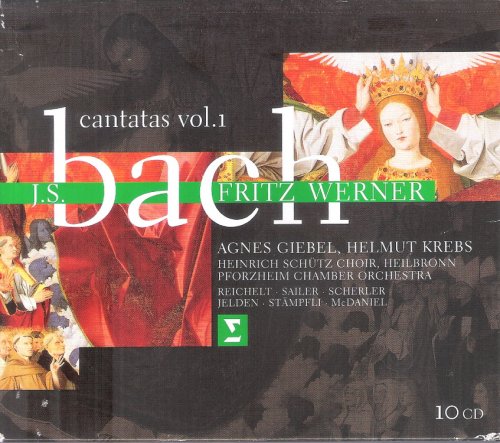 Fritz Werner - Bach: Cantatas Vol.1 (2004) [10CD Box Set]