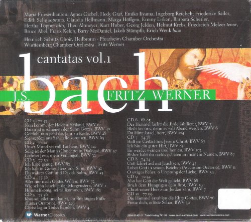 Fritz Werner - Bach: Cantatas Vol.1 (2004) [10CD Box Set]