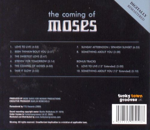 Moses - The Coming Of Moses (Reissue, Remastered, Limited Edition) (1978/2009)