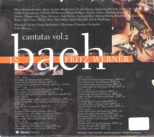 Fritz Werner - Bach: Cantatas Vol.2 (2004) [10CD Box Set]