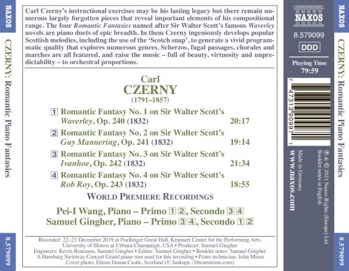 Pei-I Wang, Samuel Gingher - Czerny: Romantic Piano Fantasies on Sir Walter Scott's Novels (2021) [Hi-Res]