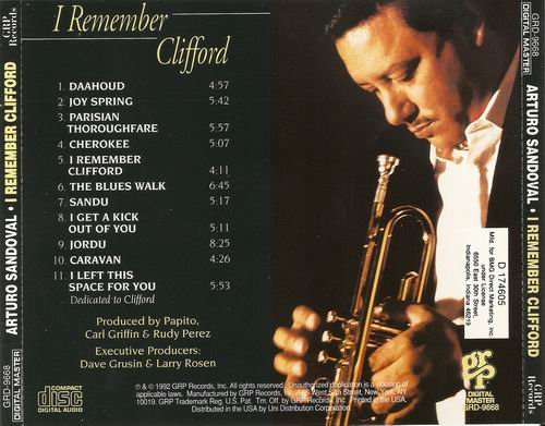 Arturo Sandoval - I Remember Clifford (1992)