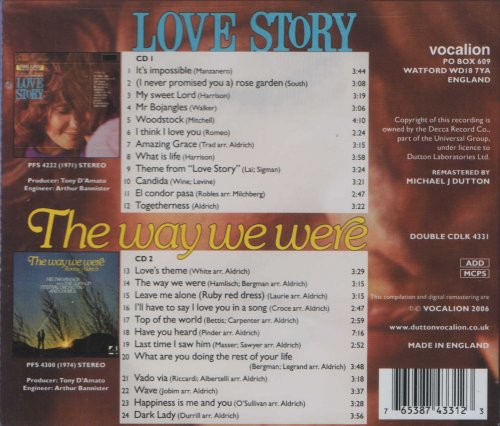 Ronnie Aldrich - Love Story / The Way We Were (2006)