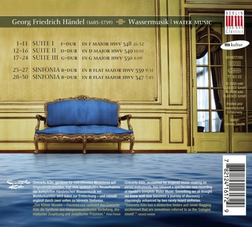 Concerto Köln - Händel: Water Music (2008)