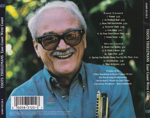 Toots Thielemans - East Coast West Coast (1994) CD Rip